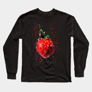 Strawberryy Splash Long Sleeve T-Shirt